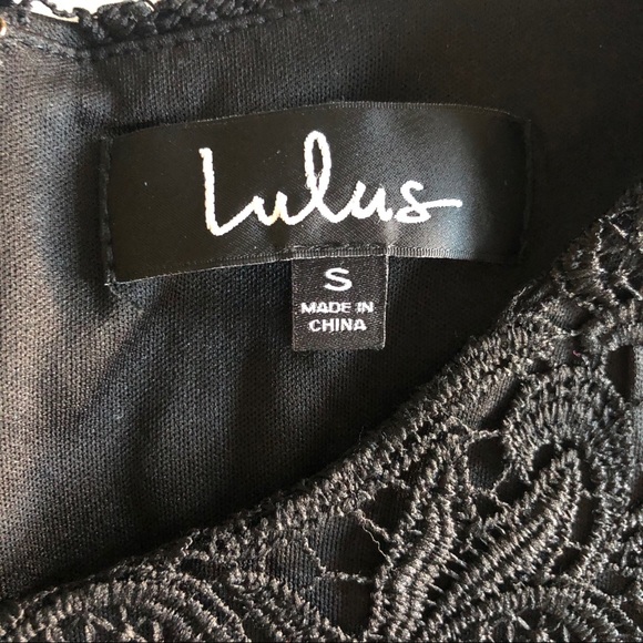 Lulu’s Black Battenberg Lace Dress. Size Small. - Picture 10 of 10